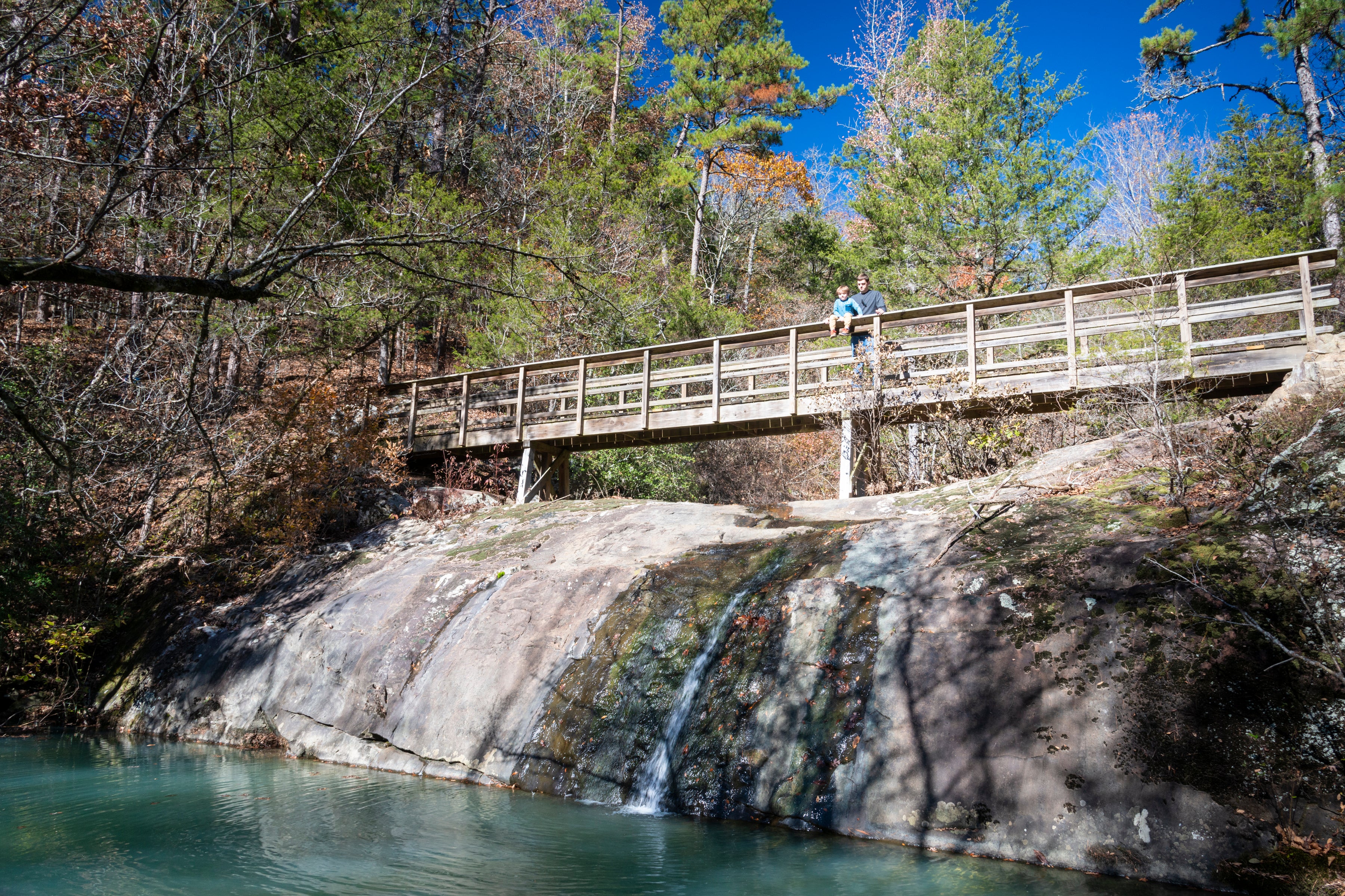Hiking at along the Cossatot River